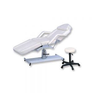 Hydraulic Metal Base Chair w / Stool