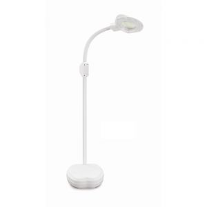 ROUND 5X MAGNIFIER LAMP WITH STAND -NEW DESIGN WITH FLEX ARM 