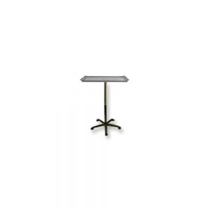 Stainless Tray w/Stand and Wheels in Silver